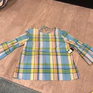 Crown & Ivy Plaid Top